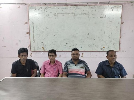 'According to the RTI of the Supreme Court, 10,323 teachers' Jobs were not gone': 10,323 teachers say in a Press meet 'According to the RTI of the Supreme Court, 10,323 teachers' Jobs were not gone': 10,323 teachers say in a Press meet
